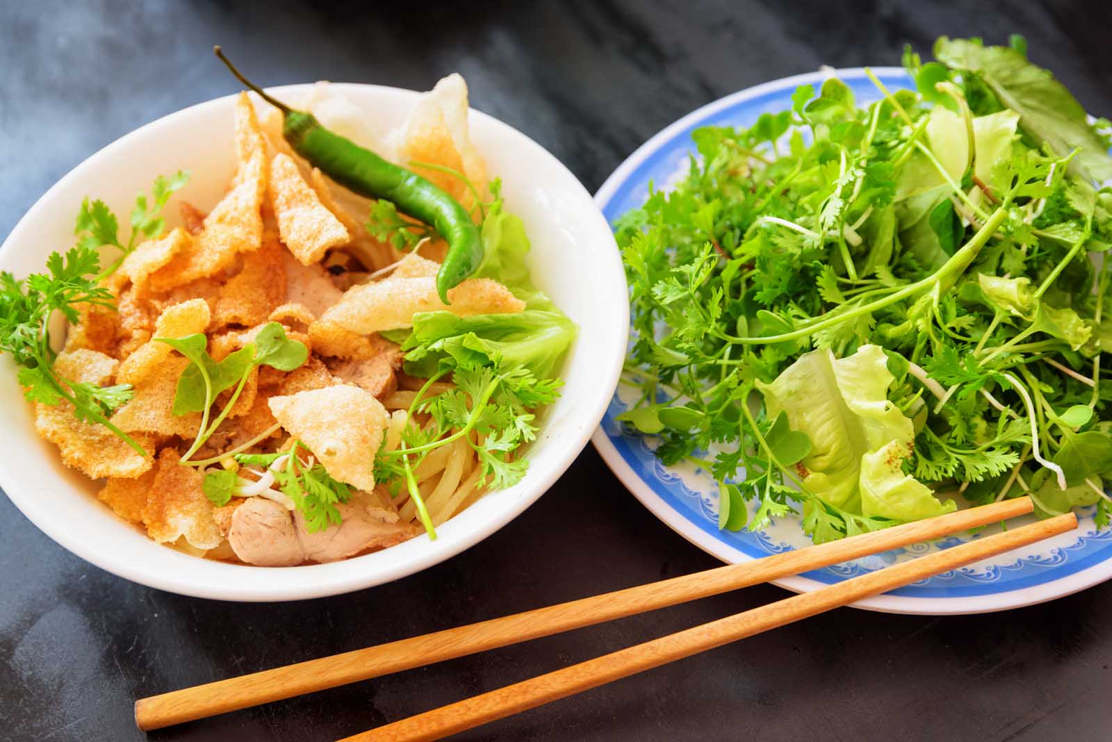 Street food in Hanoi Vietnam